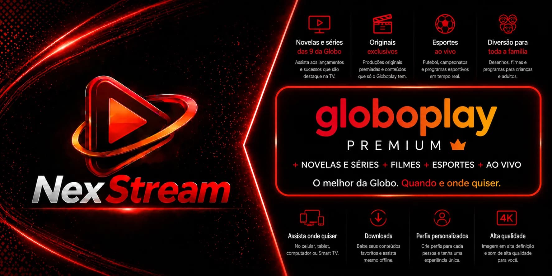 (PROMOÇÃO) Globo Premium